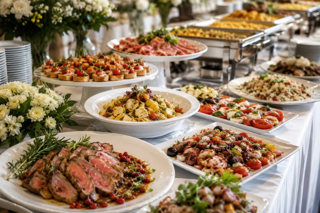 Allestimento catering aziendale per evento - catering Milano ProntoPast